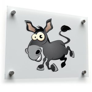 Fun Cartoon Donkey Sticker