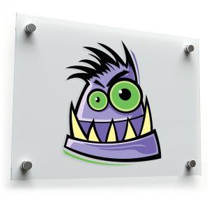 Fun Monster Character Sticker