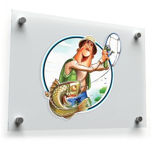 Funny Fishing Sticker