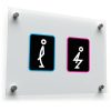 Funny Restroom Symbols Sticker 1