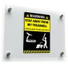 Funny Treadmill Warning Sticker 1