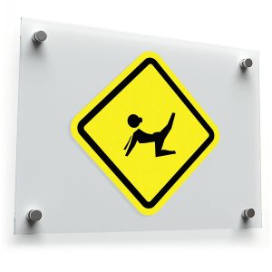 Funny Yoga Pose Vinyl Sticker