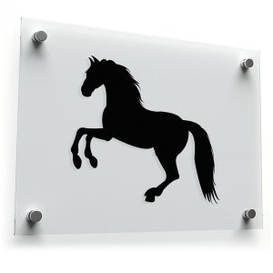 Galloping Horse Silhouette Sticker
