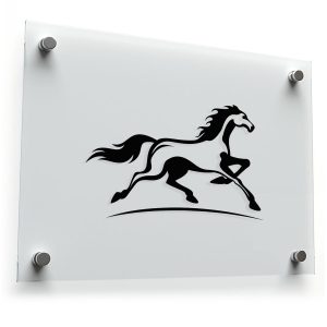 Galloping Horse Silhouette Sticker