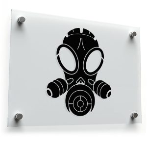 Gas Mask Vinyl Sticker