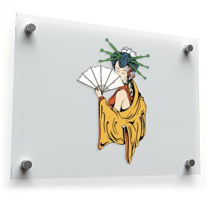 Geisha Vinyl Sticker