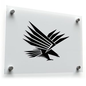 Geometric Eagle Silhouette Sticker