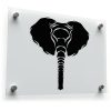 Geometric Elephant Head Sticker