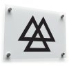 Geometric Triangle Sticker