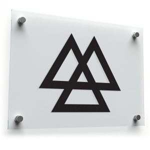 Geometric Triangle Sticker
