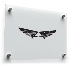 Geometric Wing Vinyl Sticker