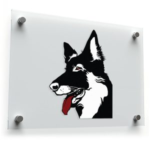 German Shepherd Vinyl Sticker