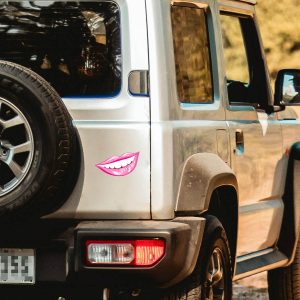 Alternative view of Glossy Pink Lips Sticker