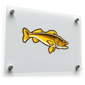 Golden Fish Sticker