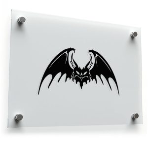 Gothic Bat Design Sticker