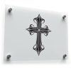 Gothic Cross Silhouette Sticker 1