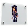 Gothic Pin-Up Girl Sticker
