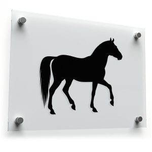 Graceful Horse Silhouette Vinyl Decal