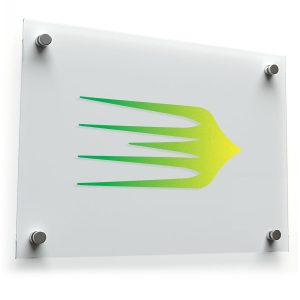 Gradient Flame Tail Sticker