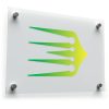 Gradient Green and Yellow Vinyl Sticker 1