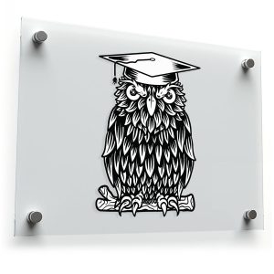 Graduation Owl Sticker