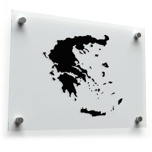 Greece Map Vinyl Decal