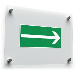 Green Arrow Directional Sticker