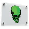 Green Skull Sticker