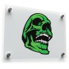 Green Skull Sticker