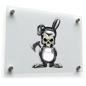 Grim Bunny Vinyl Sticker