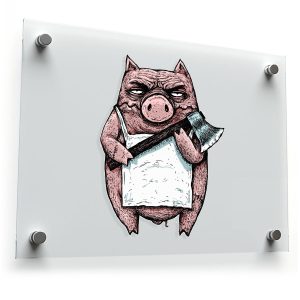 Grim Butcher Pig Sticker