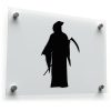 Grim Reaper Silhouette Sticker