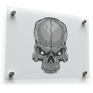Grim Skull Sticker