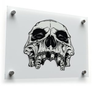 Grim Skull Sticker