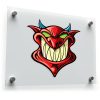 Grinning Devil Head Decal