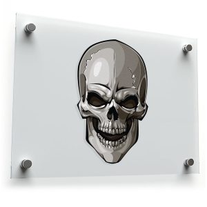 Grinning Skull Sticker