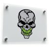 Grinning Skull Vinyl Sticker