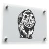 Grizzly Bear Silhouette Sticker 1
