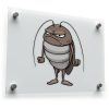 Grumpy Cockroach Cartoon Sticker 1