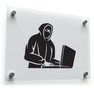 Hacker Silhouette Sticker