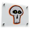 Halloween Skull Sticker 1