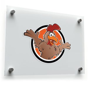 Happy Chicken Vinyl Sticker