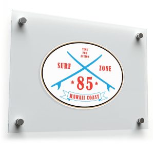 Hawaii Coast Surf Zone Sticker