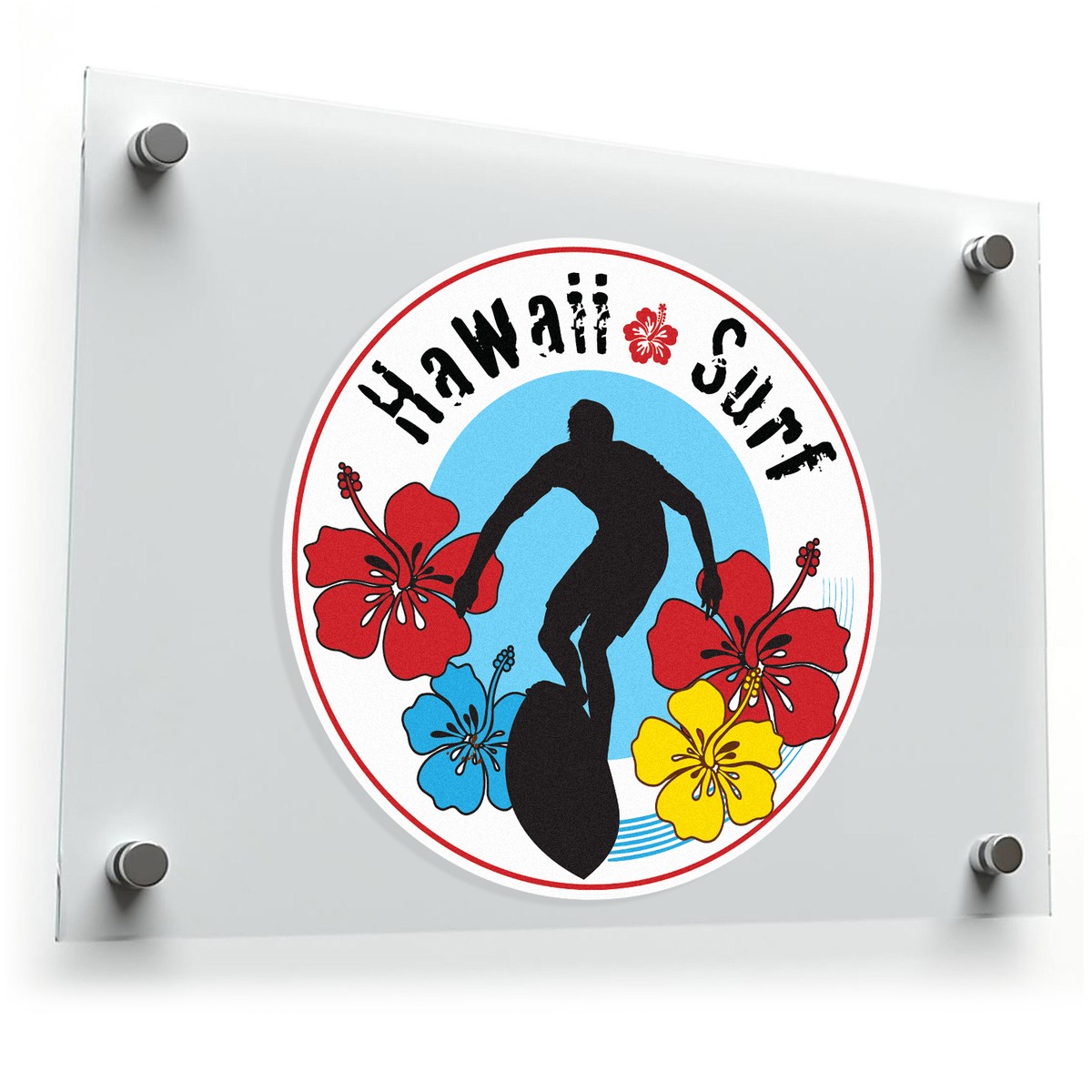 Hawaiian Surf Sticker 3 Hawaiian Surf Sticker
