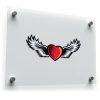 Heart with Wings Sticker