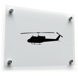 Helicopter Silhouette Sticker