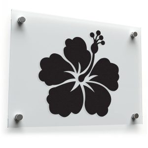 Hibiscus Flower Vinyl Decal
