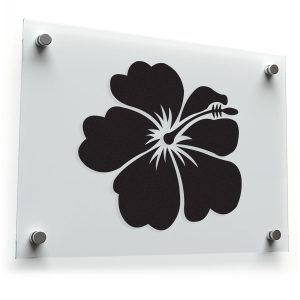 Hibiscus Flower Vinyl Sticker
