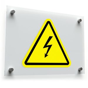 High Voltage Warning Sticker