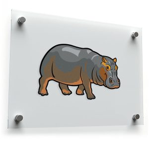 Hippo Animal Decal